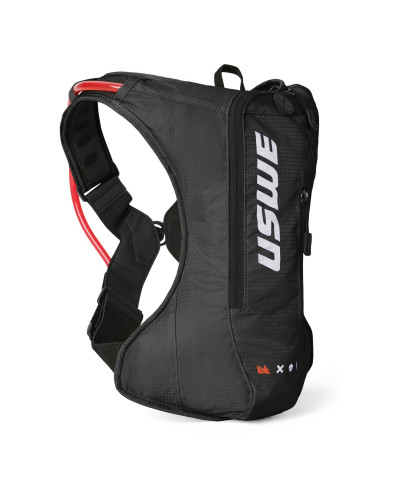 Uswe camel bag outlander 4 black, цвет черный, для мото/велосипеда, объем жидкости 3 л (рюкзак 4 л + 3 л жидкости)