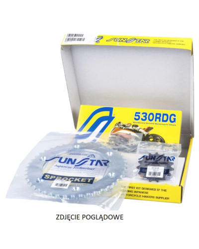 Sunstar комплект приводной honda cbr 1000rr 06-07 стандарт (16/42/114) (do 1000cc) (sun52216/sun1-5635-42/ss530rdg-114n)