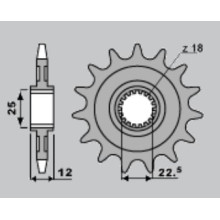Pbr передняя звезда 2266 11 gasgas 280/300 txt pro '04-'15