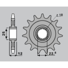 Pbr передня зірка 2266 11 gasgas 280/300 txt pro '04-'15