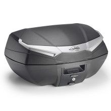 Kappa центральный кофр 49 л monokey k4900a k'vanguard, серебристый со вставками.