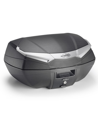 Kappa центральный кофр 49 л monokey k4900a k'vanguard, серебристый со вставками.