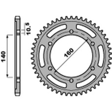 Pbr задняя звезда 502 46 c45 kawasaki gpz 750 '84-'88, gpz 1100 '95-'98, zz-r 1100 '90-'01 (jtr502.46) (цепь530)