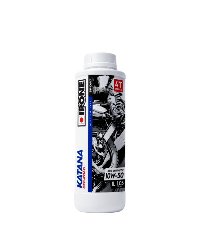 Ipone katana off road 4t 10w50 моторна олива 100% синтетика 1l (ester, ma2) (akc) (15) 