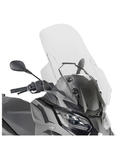 Kappa стекло piaggio mp3 hpe 400/400 sport/530 exclusive '22, 71,5×65 см (высот. × шир.) прозрачное