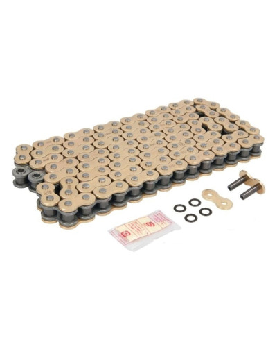 Did цепь приводная 525zvmx2gg-124 (124 звено) x-ring золотой / золотой (525zvmx2gg124) открытый