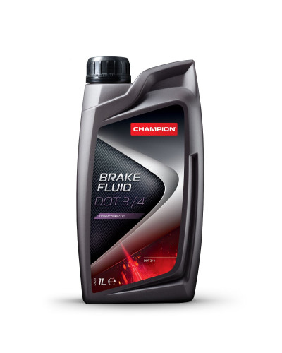 Champion гальмівна рідина brake fluid dot 3/4 1l
