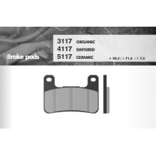 Brenta гальмівні колодки kh379 suzuki gsxr/vzr/m1800, kawasaki zx10/z1000, перед (ft 3117)