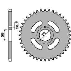Pbr задняя звезда 251 47 f (цепь 420) (jtr216.47)