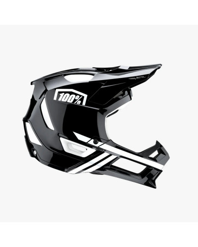 100% mtb велосипедний шолом trajecta black/white колір чорний/білий розмір xl (61-64 cm)