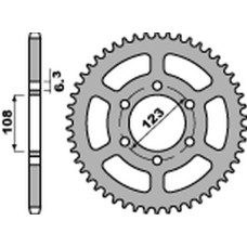 Pbr задня зірка 4412 51 f aprilia 50 sx '14-'20, derbi 50 drd/gp1 '04-'09 (jtr1133.51) (ланцюг420) (std.-2)