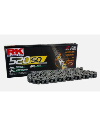 Rk цепь приводная 520so-120 (o-ring) заклепка (clf) в наборе стандартная (объем: do 400 ccm) (30,5 kn)