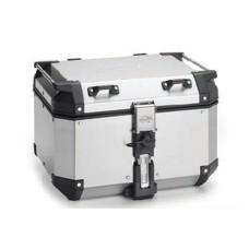 Kappa центральный кофр 48 л monokey kvg480a k'voyager алюминиевый, цвет серебристый