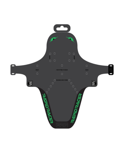 Rapid racer product rrp велосипедный брызговик enduroguard стандарт цвет черный/зеленый