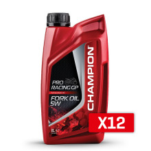 Champion олива для телескопів / амортизаторів / підвіски proracing gp fork oil 5w 1l(синтетична) (akc)