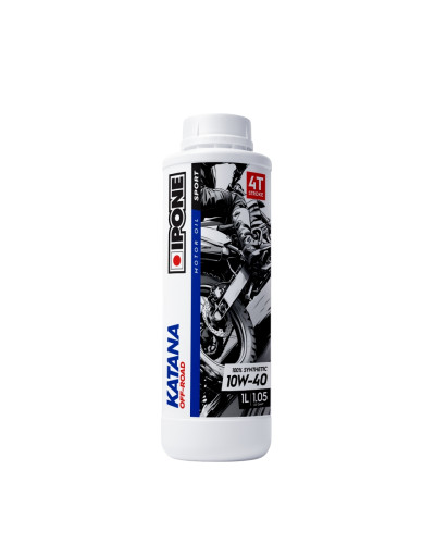 Ipone katana off road 4t 10w40 моторна олива 100% синтетика 1l (ester, ma2) (akc) (15) 