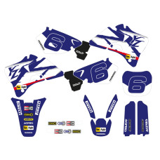 Blackbird комплект наклеек yamaha yz 125/250 '96-'01 replica team yamaha 1998