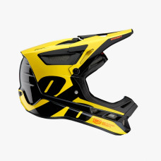 100% mtb велосипедний шолом aircraft composite ltd neon yellow колір чорний/жовтий розмір m (57-58 cm)