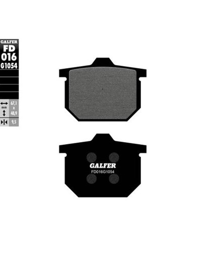 Galfer тормозные колодки kh029 полуметаллические.