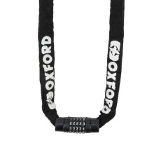 Oxford противоцепная цепь combi chain ​​8,8 мм × 1,5 м (кодовый замок)