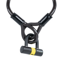 Oxford трос loop lock із загартованої сталі зі замком, довжина 2 м × 15 мм (bs)