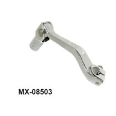 Psychic рычаг переключения передач honda crf 150f 2003–2017, crf 230f 2003–2019 (oem: 24700-kpt-305; 24700-kps-900), кованый алюминий, серебристый (