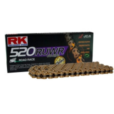 Rk цепь приводная gb520ruwr-122 (uw-ring) заклепка (clf) в наборе золотой (объем: do 800 ccm) (35,3 kn)