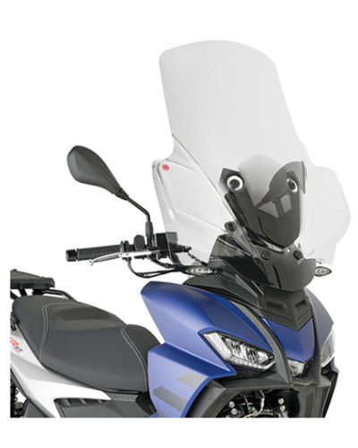 Kappa скло aprilia sr 125/200 gt '22–'23 (74 × 61 см) прозоре — потрібне кріплення d6711kitk