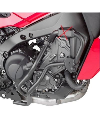 Kappa дуги захисту двигуна yamaha tracer 9 '21-'22 чорні 