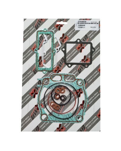 Bearing worx прокладки top-end yamaha yz 250 2t '99-'23, yz 250x '16-'22 (810670)