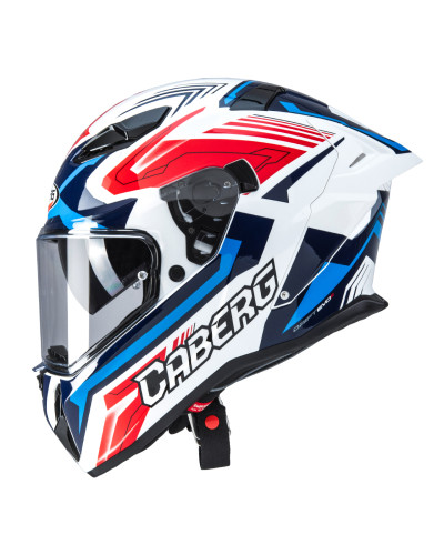 Caberg інтегральний шолом model drift evo ii jarama білий колір/червоний/синій розмір m (pinlock у комплекті)
