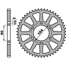 Pbr задня зірка 478 48 c45 kawasaki z 1000/sx '03-'20, zx-10r/rr '04-'20, zx-6r '98-'20, er-6n '06-'17, versys 650 '07-'20 (jtr478.48) (ланцюг520) ( 4578 48)