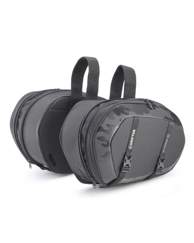 Kappa сумки (кофры) боковые k'drifter 40-52l (пара) цвет серый
