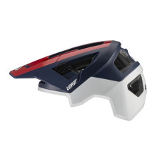 Leatt велосипедний шолом mtb allmtn 4.0 v21.1 helmet chilli білий колір/червоний/темно-синій розмір s (51-55 cm)