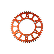 Scar racing задняя звезда алюминиевая 89952 для ktm sx/sxf/exc/excf 1993–2025, husqvarna tc/fc/tx/te/fe/fx 2014–2025, gas gas 125–450 mc/2 mc2 triumph tf 250-fx 2024-2025. цвет: оранжевый.