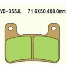 Vesrah тормозные колодки kh379 (золотые) gsxr 750 '04-'09 gsxr 1000 '04-'09 zx 10r '08-'10 kh379 (made in japan)