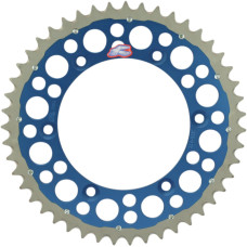 Renthal задняя звезда twinring 270 49 (стально-алюминиевая) синий yamaha yz/yzf/wr (jtr251,49) (27049)