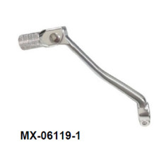 Psychic рычаг переключения передач для kawasaki klx 450 r '08–09, kxf 450 06–08 (oem: 13156-0067). кованый алюминий, анодированный, серебристый цвет.