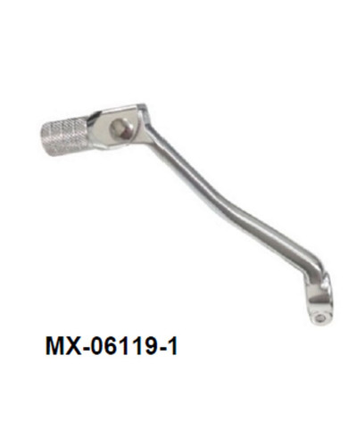 Psychic рычаг переключения передач для kawasaki klx 450 r '08–09, kxf 450 06–08 (oem: 13156-0067). кованый алюминий, анодированный, серебристый цвет.
