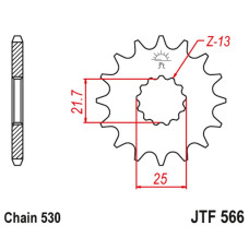 Jt передня зірка 566 15  (56615jtrb) (ланцюг 530) -  51315jt (jtf513.15) oraz 51915jt (jtf519.15)