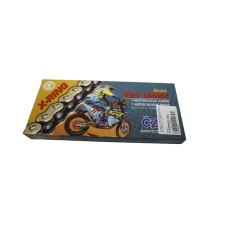 Cz цепь приводная 520 nxr narrow (118 звено) золотая (motocross) do 450 ccm (35,8 kn) + застежка