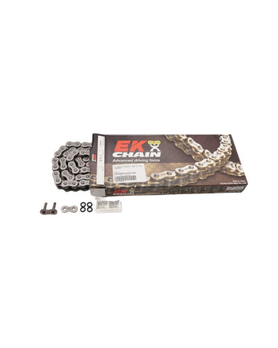 Ek цепь приводная ek525mvxz2 118 qx-ring (do 1000ccm) (41,8kn) (made in japan) заклепка