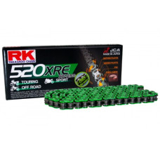 Rk цепь приводная mm520xre-120(xw-ring) заклепка (clf) в наборе зеленый (объем: do 800 ccm) (36,5 kn)