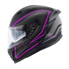 Kappa шолом kv52 kronos integralny  колір чорний титановий fuksia mat carbon look розмір 56 / s 