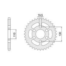 Cht задня зірка 504 44 kawasaki el 250 88-96 (486-44) (jtf486.44)