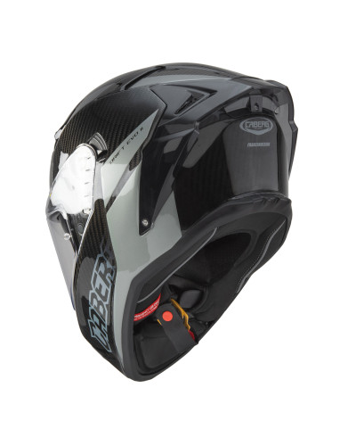 Caberg інтегральний шолом model drift evo ii carbon nova grey (pinlock) колір чорний/сірий розмір l (pinlock у комплекті)