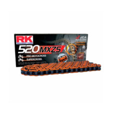 Rk цепь приводная (motocross) 520mxz5-120 застежка (cl) в наборе (объем: do 500 ccm) (37,8 kn)