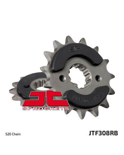 Jt передняя звезда 345 15 honda nx 650, fx 650, yamaha xt 660, fmx (34515jtrb) (цепь 520)