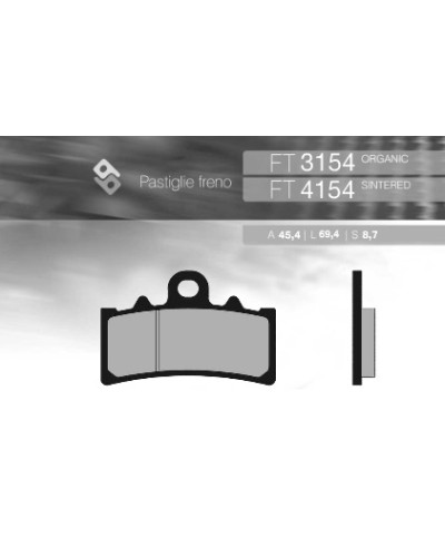 Brenta гальмівні колодки kh606  (золоті) ktm duke 125/200/390 '11-'16 перед (ft 4154)