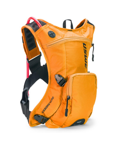 Uswe camel bag outlander 3 factory orange, оранжевый цвет, для мото/велосипеда, емкость для жидкости 3 л (рюкзак 3 л + 2 л жидкости).